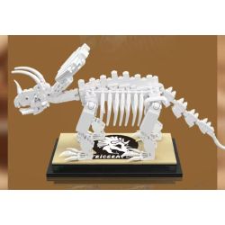 MouldKing 29006 Mould King 29006 KHỦNG LONG HÓA THẠCH TRICERATOPS bộ đồ chơi xếp lắp ráp ghép mô hình Jurassic World DINO FOSSILS TRICERATOPS Thế Giới Khủng Long 397 khối
