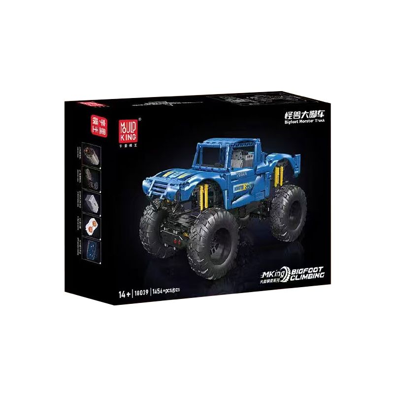 MouldKing 18039 Bigfoot Monster Truck Xếp hình lắp ráp ghép mô hình Xe quái vật