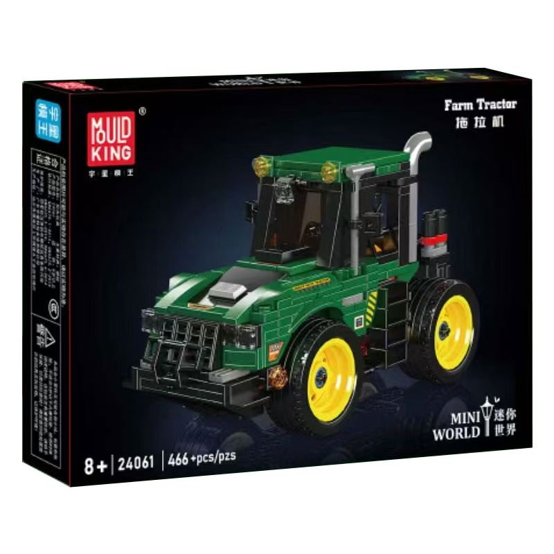 MouldKing 24061 Mould King 24061 MÁY KÉO NÔNG TRẠI bộ đồ chơi xếp lắp ráp ghép mô hình Creator FARM TRACTOR Sáng Tạo 466 khối