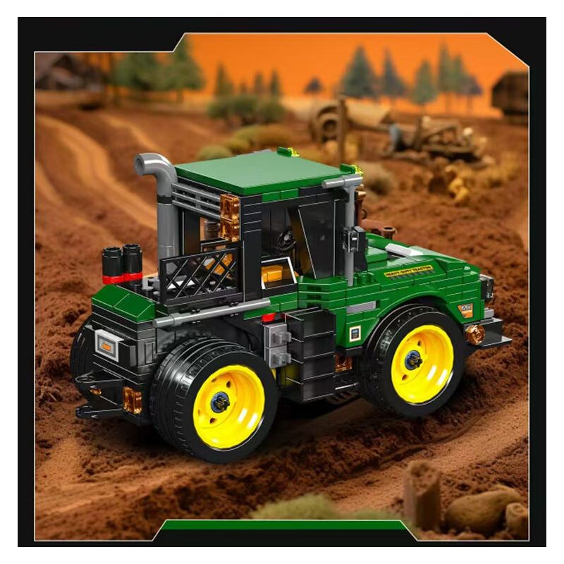 MouldKing 24061 Mould King 24061 MÁY KÉO NÔNG TRẠI bộ đồ chơi xếp lắp ráp ghép mô hình Creator FARM TRACTOR Sáng Tạo 466 khối