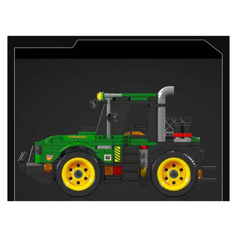 MouldKing 24061 Mould King 24061 MÁY KÉO NÔNG TRẠI bộ đồ chơi xếp lắp ráp ghép mô hình Creator FARM TRACTOR Sáng Tạo 466 khối