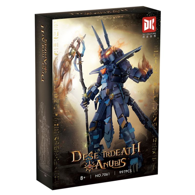 DK 7061 SA MẠC THẦN CHẾT ANUBIS MECHA bộ đồ chơi xếp lắp ráp ghép mô hình DESE TRDEATH ANUBTS 997 khối