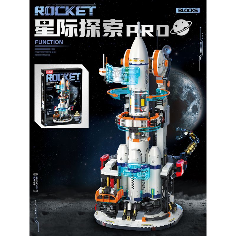FEMIBOX S43010 43010 STAR EXPLECTOR PRO ROCKET bộ đồ chơi xếp lắp ráp ghép mô hình City Thành Phố 1748 khối FEMIBOX S43010 43010 STAR EXPLECTOR PRO ROCKET bộ đồ chơi xếp lắp ráp ghép mô hình City Thành Phố 1748 khối