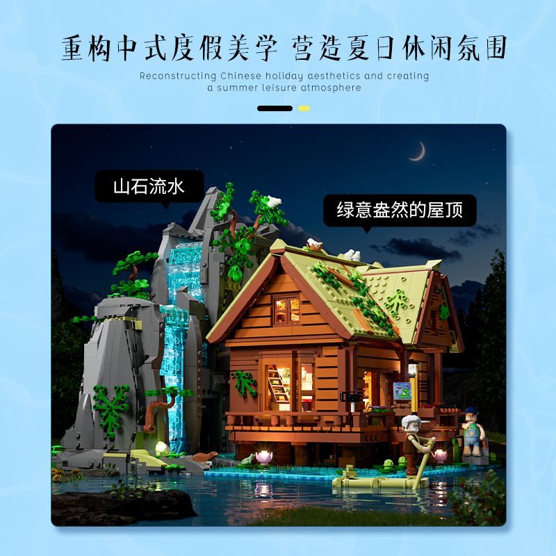 LUMIBRICKS L9083 9083 CABIN THÁC NƯỚC bộ đồ chơi xếp lắp ráp ghép mô hình Creator WATERFALL COBIN Sáng Tạo 2539 khối LUMIBRICKS L9083 9083 CABIN THÁC NƯỚC bộ đồ chơi xếp lắp ráp ghép mô hình Creator WATERFALL COBIN Sáng Tạo 2539 khối