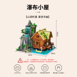 LUMIBRICKS L9083 9083 CABIN THÁC NƯỚC bộ đồ chơi xếp lắp ráp ghép mô hình Creator WATERFALL COBIN Sáng Tạo 2539 khối LUMIBRICKS L9083 9083 CABIN THÁC NƯỚC bộ đồ chơi xếp lắp ráp ghép mô hình Creator WATERFALL COBIN Sáng Tạo 2539 khối