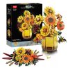 GISEGA G8907 8907 BÌNH HOA HƯỚNG DƯƠNG bộ đồ chơi xếp lắp ráp ghép mô hình Creator THE SUNFLOWERS Sáng Tạo 1328 khối