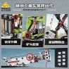Kazi KY80469 80469 XE KỸ THUẬT ĐÔ THỊ BỐN TRONG MỘT bộ đồ chơi xếp lắp ráp ghép mô hình City Thành Phố 912 khối