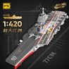 F5 C1001 1001 KẾ HOẠCH HÒA BÌNH TÀU SÂN BAY FUJIAN 1 420 tỷ lệ 1:420 bộ đồ chơi xếp lắp ráp ghép mô hình Military Army Quân Sự Bộ Đội
