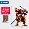 SEMBO 103389 THÉP MECHA FLAME GOD OF WAR TUME ĐÃ BIẾN ĐỔI bộ đồ chơi xếp lắp ráp ghép mô hình 622 khối