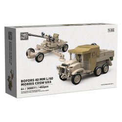 THIRDPARTY 300011 BOFORS 40MM L / 60 SÚNG PHÒNG KHÔNG MÁY KÉO PHÁO CỦA MORRIS CDSW 6X4 1:35 tỷ lệ 1:35 bộ đồ chơi xếp lắp ráp ghép mô hình Military Army BOFORS 40 MM L/60 MORRIS CDSW 6X4 Quân Sự Bộ Đội 402 khối