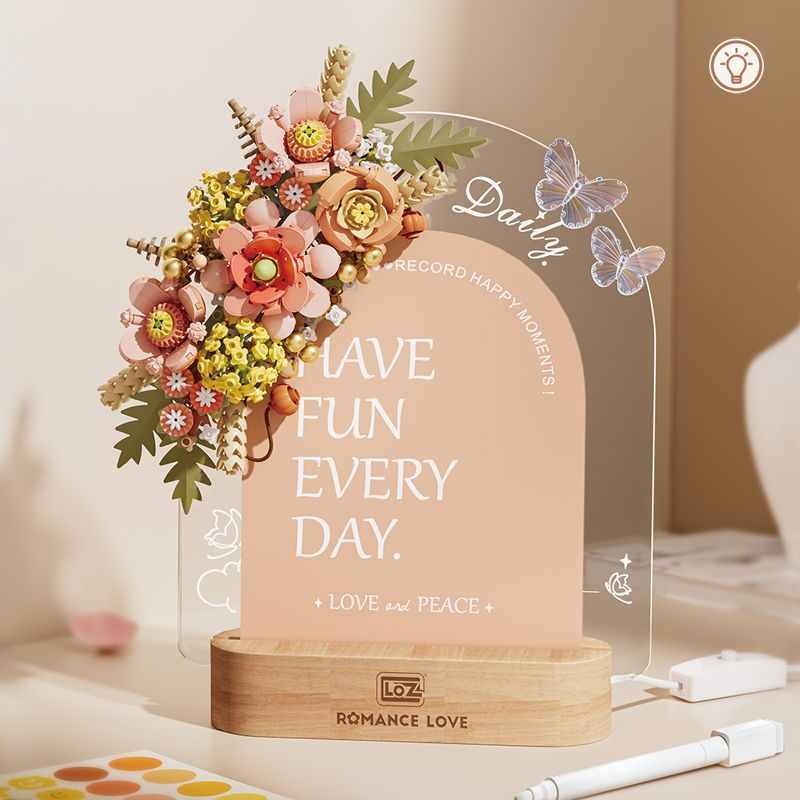 LOZ 4120 BẢNG TIN ROUGE bộ đồ chơi xếp lắp ráp ghép mô hình Arts & Crafts 491 khối