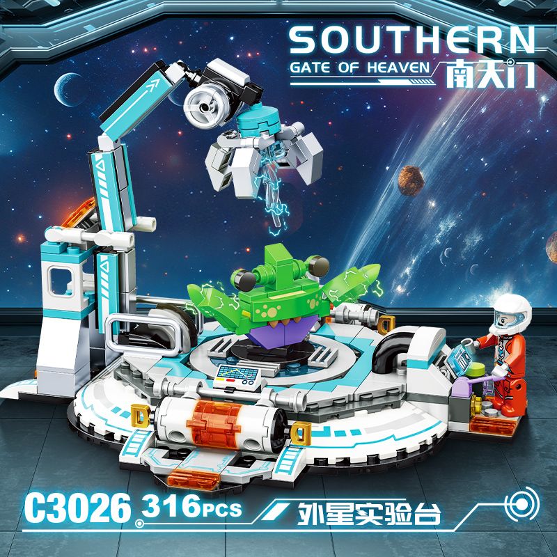 WOMA C3026 Xếp hình lắp ráp ghép mô hình Cổng phía Nam: Băng ghế thử nghiệm ngoài hành tinh WOMA C3026 Xếp hình lắp ráp ghép mô hình Cổng phía Nam: Băng ghế thử nghiệm ngoài hành tinh