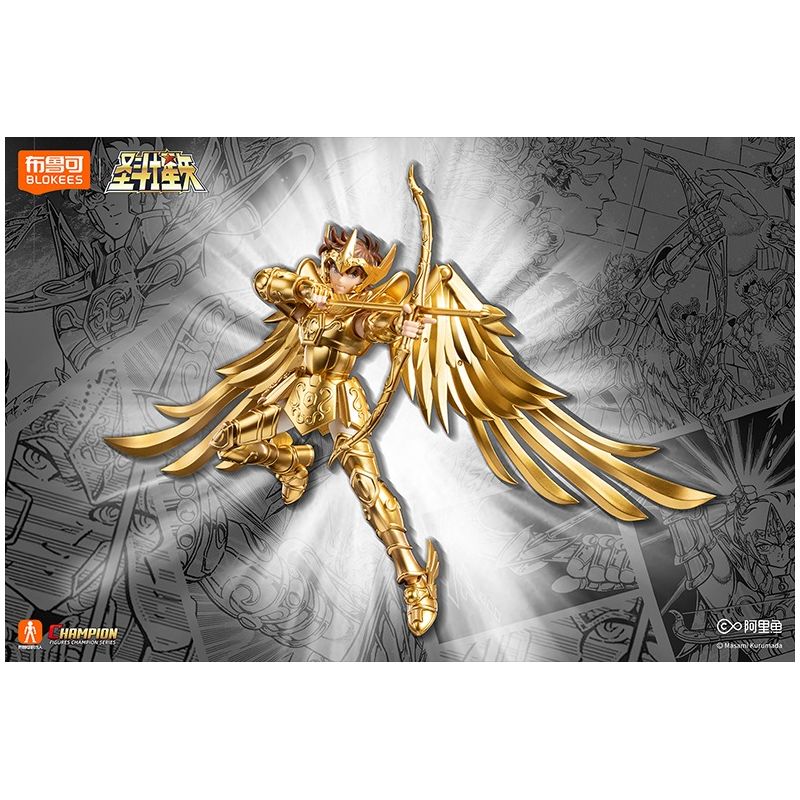 BLOKEES 75006 SAINT SEIYA BEYOND EDITION SAGITTARIUS AIOLOS COMIC COLOR bộ đồ chơi xếp lắp ráp ghép mô hình Movie & Game Phim Và Trò Chơi