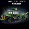 LE YI 66081 JEEP WILLIS bộ đồ chơi xếp lắp ráp ghép mô hình Military Army WILLYS JEEP Quân Sự Bộ Đội 457 khối