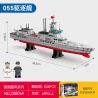 SEMBO 208049 KẺ HỦY DIỆT LOẠI 055 bộ đồ chơi xếp lắp ráp ghép mô hình Military Army TYPE 055 DESTROYER Quân Sự Bộ Đội 526 khối