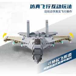 KEEPPLEY 23201 VŨ KHÍ HẠNG NẶNG CÓ SỨC MẠNH LỚN MÁY BAY CHIẾN ĐẤU DỰA TRÊN TÀU SÂN J-15T 1:65 tỷ lệ 1:65 bộ đồ chơi xếp lắp ráp ghép mô hình Military Army Quân Sự Bộ Đội 446 khối