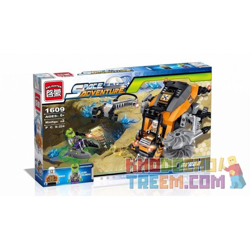 Enlighten 1609 Qman 1609 non  NGĂN CHẶN MÔ TÔ BAY CỦA NGƯỜI NGOÀI HÀNH TINH bộ đồ chơi xếp lắp ráp ghép mô hình Space Adventure SPACE ADVENTURE MINING SHIP ATTACKED Thám Hiểm Không Gian 224 khối Enlighten 1609 Qman 1609 non  NGĂN CHẶN MÔ TÔ BAY CỦA NGƯỜI NGOÀI HÀNH TINH bộ đồ chơi xếp lắp ráp ghép mô hình Space Adventure SPACE ADVENTURE MINING SHIP ATTACKED Thám Hiểm Không Gian 224 khối