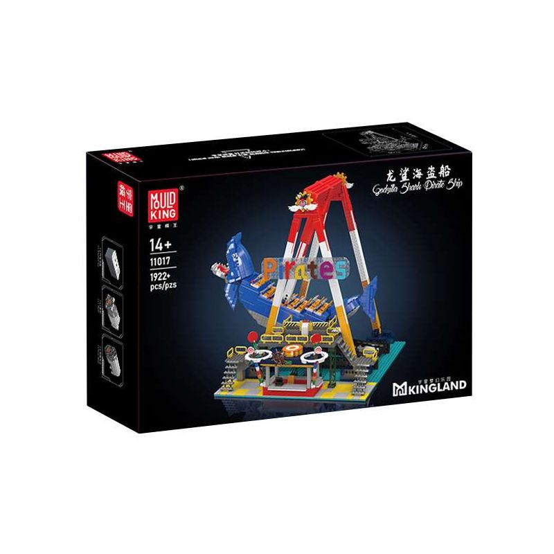 MouldKing 11017 Mould King 11017 TÀU CƯỚP BIỂN CÁ MẬP bộ đồ chơi xếp lắp ráp ghép mô hình Creator DRAGON SHARK PIRATE SHIP Sáng Tạo 1922 khối