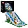 MouldKing 11021 Mould King 11021 TRƯỢT NƯỚC VỘI VÃ VỀ PHÍA TRƯỚC bộ đồ chơi xếp lắp ráp ghép mô hình Creator WATER SLIDE Sáng Tạo 2088 khối