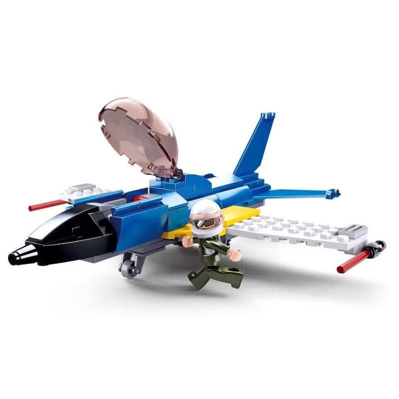 SLUBAN M38-B0667C B0667C 0667C M38B0667C 38-B0667C MÁY BAY PHẢN LỰC bộ đồ chơi xếp lắp ráp ghép mô hình City Thành Phố 116 khối