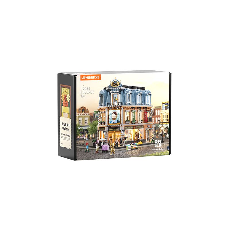 LUMIBRICKS FUNWHOLE L9085 9085 PHÒNG TRƯNG BÀY bộ đồ chơi xếp lắp ráp ghép mô hình Creator Sáng Tạo 3400 khối