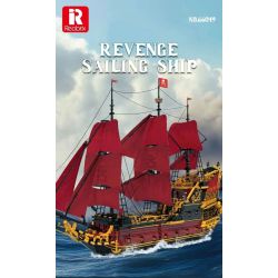 REOBRIX 66049 NỮ HOÀNG ANNE TRẢ THÙ bộ đồ chơi xếp lắp ráp ghép mô hình Pirates Of The Caribbean REVENGE SAILING SHIP Cướp Biển Vùng Caribe 5666 khối