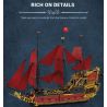 REOBRIX 66049 NỮ HOÀNG ANNE TRẢ THÙ bộ đồ chơi xếp lắp ráp ghép mô hình Pirates Of The Caribbean REVENGE SAILING SHIP Cướp Biển Vùng Caribe 5666 khối