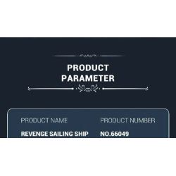 REOBRIX 66049 NỮ HOÀNG ANNE TRẢ THÙ bộ đồ chơi xếp lắp ráp ghép mô hình Pirates Of The Caribbean REVENGE SAILING SHIP Cướp Biển Vùng Caribe 5666 khối