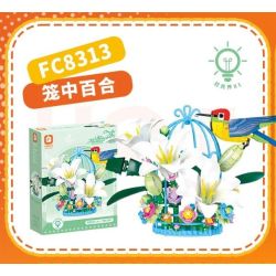 FORANGE FC8313 8313 LILY TRONG LỒNG bộ đồ chơi xếp lắp ráp ghép mô hình Technic Kỹ Thuật Công Nghệ Cao Mô Hình Phương Tiện