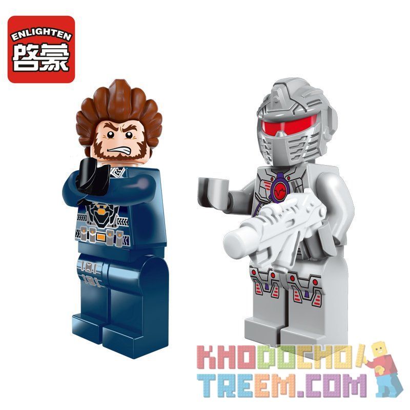 Enlighten 1606 Qman 1606 non  PHI THUYỀN CẢNH SÁT bộ đồ chơi xếp lắp ráp ghép mô hình Space Adventure SPACE ADVENTURE ROBOCOP'S RENEGADE Thám Hiểm Không Gian 213 khối