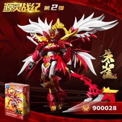 SEMBO 900028 NGUỒN SPIRIT WAR CHRONICLE TIANWEI CẤP ĐỘ THỨ HAI ZHUQUE bộ đồ chơi xếp lắp ráp ghép mô hình Movie & Game ROSEFINCH Phim Và Trò Chơi