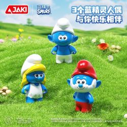 JAKI HK322 SMURFS NHÀ UỐNG TRÁI CÂY RỪNG bộ đồ chơi xếp lắp ráp ghép mô hình Movie & Game SMURF FOREST FRUIT DRINK HOUSE Phim Và Trò Chơi