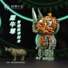 NATIONAL MUSEUM OF CHINA EK032 GUOBO YANYI RHINO ZUN BRONZE MECHA bộ đồ chơi xếp lắp ráp ghép mô hình