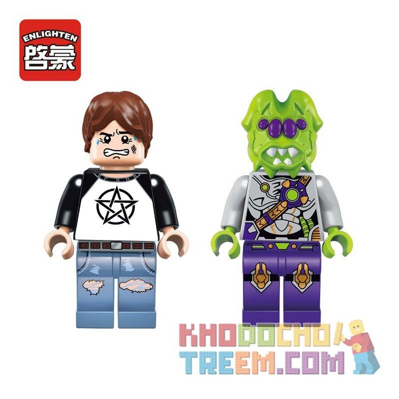 Enlighten 1605 Qman 1605 non  NGƯỜI NGOÀI HÀNH TINH BẮT DÂN THƯỜNG bộ đồ chơi xếp lắp ráp ghép mô hình Space Adventure SPACE ADVENTURE ALIEN GRAB MECH Thám Hiểm Không Gian 227 khối