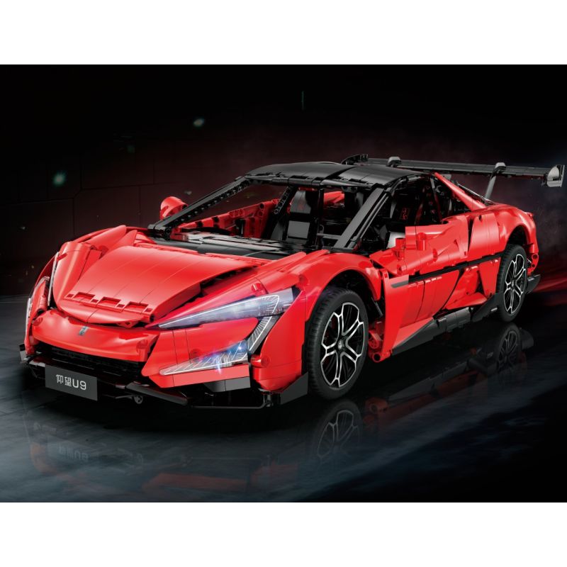 CADA DOUBLEE C64011 64011 NHÌN LÊN BỘ SƯU TẬP U9 CỦA SUPERCAR MODEL 1 8 tỷ lệ 1:8 bộ đồ chơi xếp lắp ráp ghép mô hình Technic Kỹ Thuật Công Nghệ Cao Mô Hình Phương Tiện 3671 khối