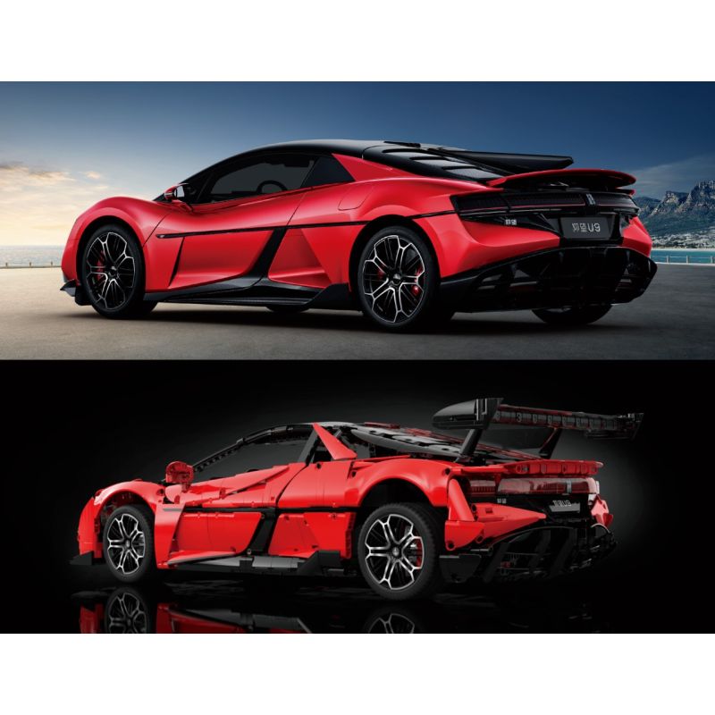 CADA DOUBLEE C64011 64011 NHÌN LÊN BỘ SƯU TẬP U9 CỦA SUPERCAR MODEL 1 8 tỷ lệ 1:8 bộ đồ chơi xếp lắp ráp ghép mô hình Technic Kỹ Thuật Công Nghệ Cao Mô Hình Phương Tiện 3671 khối