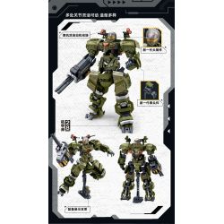 SLUBAN M38-B1582 B1582 1582 M38B1582 38-B1582 ÁO GIÁP NÔNG THÔN MẠNH MẼ MECHA ZJZ-99A BATTLE MOBILE MACED MUCHA bộ đồ chơi xếp lắp ráp ghép mô hình 598 khối