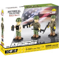 COBI 2058 THẾ CHIẾN II D FIZZ NHẬT BẢN bộ đồ chơi xếp lắp ráp ghép mô hình Military Army D-DAY JUNE 6 1944 Quân Sự Bộ Đội 33 khối