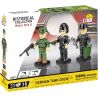 COBI 2053 NHỮNG NGƯỜI LÍNH XE TĂNG ĐỨC TRONG THẾ CHIẾN II bộ đồ chơi xếp lắp ráp ghép mô hình Military Army GERMAN TANK CREW FIGURE Quân Sự Bộ Đội 33 khối