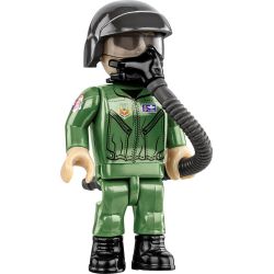 COBI 5855 LOCKHEED F-22 RAPTOR FIGHTER tỷ lệ 1:35 bộ đồ chơi xếp lắp ráp ghép mô hình Military Army Quân Sự Bộ Đội 695 khối