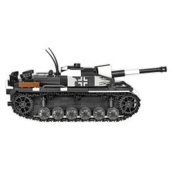 COBI 2286 SÚNG TẤN CÔNG SỐ 3 tỷ lệ 1:35 bộ đồ chơi xếp lắp ráp ghép mô hình Military Army STUG III AUSF. F/8 & FLAMMPANZER (2-IN-1) Quân Sự Bộ Đội 548 khối