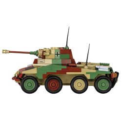 COBI 2287 SD.KFZ.234 XE BỌC THÉP CÓ BÁNH tỷ lệ 1:35 bộ đồ chơi xếp lắp ráp ghép mô hình Military Army SD.KFZ 234/2 PUMA VEHICLE Quân Sự Bộ Đội 470 khối