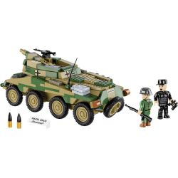 COBI 2288 SD.KFZ.234 XE BỌC THÉP CÓ BÁNH tỷ lệ 1:35 bộ đồ chơi xếp lắp ráp ghép mô hình Military Army SD.KFZ 234/3 STUMMEL VEHICLE Quân Sự Bộ Đội 438 khối