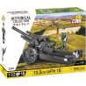 COBI 2292 10 5CM LEFH 15 TRƯỜNG HOWITZER tỷ lệ 1:35 bộ đồ chơi xếp lắp ráp ghép mô hình Military Army 10.5CM LEFH 15 Quân Sự Bộ Đội 132 khối
