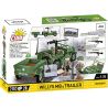 COBI 2297 JEEP WILLIS OFF-ROAD XE & TRAILER bộ đồ chơi xếp lắp ráp ghép mô hình Military Army JEEP WILLYS MB VEHICLE WITH TRAILER Quân Sự Bộ Đội 200 khối