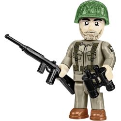 COBI 2297 JEEP WILLIS OFF-ROAD XE & TRAILER bộ đồ chơi xếp lắp ráp ghép mô hình Military Army JEEP WILLYS MB VEHICLE WITH TRAILER Quân Sự Bộ Đội 200 khối