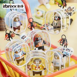 INBRIXX 880040 KUMAMOTO BEAR FUN HANGING TÚI 6 MÔ HÌNH bộ đồ chơi xếp lắp ráp ghép mô hình