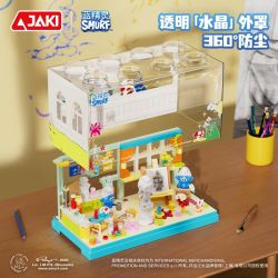 JAKI HK320 SMURFS PHÒNG VẼ TRANH TUYỆT VỜI bộ đồ chơi xếp lắp ráp ghép mô hình Movie & Game Phim Và Trò Chơi