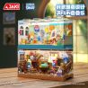 JAKI HK320 SMURFS PHÒNG VẼ TRANH TUYỆT VỜI bộ đồ chơi xếp lắp ráp ghép mô hình Movie & Game Phim Và Trò Chơi
