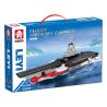 LE YI 66088 TÀU FUJIAN bộ đồ chơi xếp lắp ráp ghép mô hình Military Army FUJIAN AIRCRAFT CARRIER Quân Sự Bộ Đội 456 khối